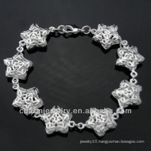 Wholesale Sterling Silver Charm Bracelet Silver Jewelry BSS-027